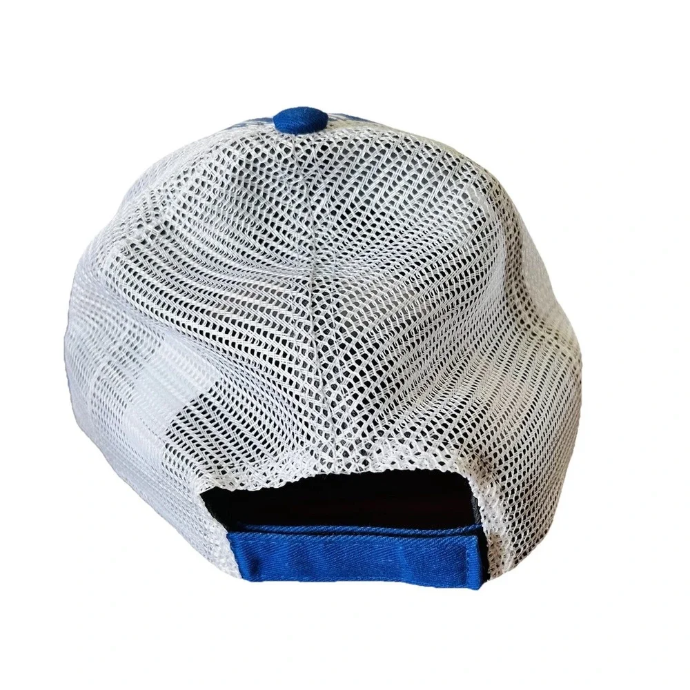New Era 9FORTY Chicago Cubs Clark the Cub Kids Trucker Hat Blue MLB Baseball Cap